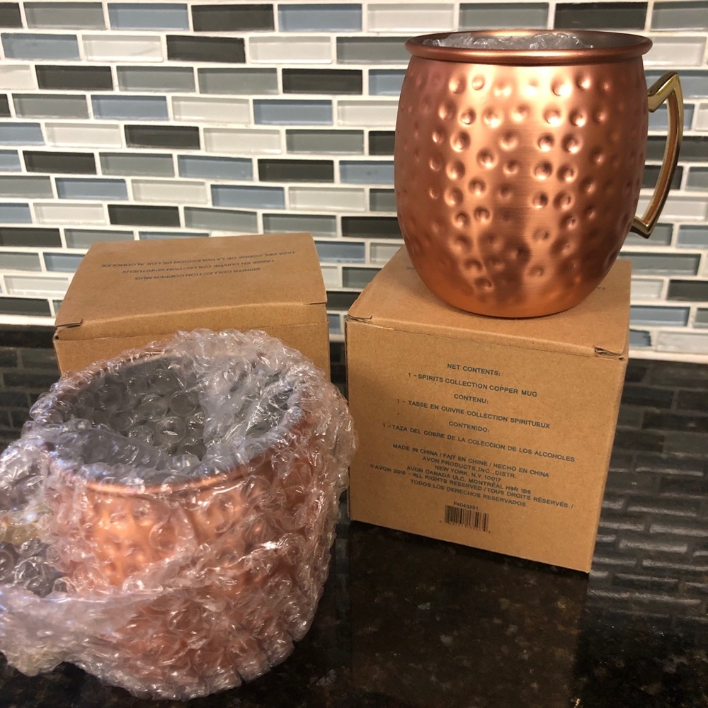 Pair of brand new copper spirit mugs 🍹